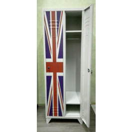 Armadio Spogliatoio a 2 Posti British Style