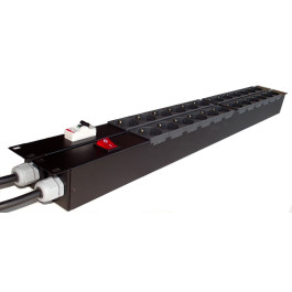PDU/Multipresa 1U 16A 230V - 12 prese UNEL + ILuminoso
