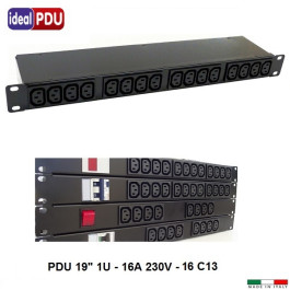   PDU Multipresa Serie VDE 19" - 16A 230V - 16 C13