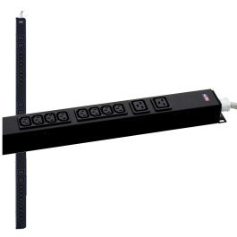 Multipresa VERTICALE, 32A 230V - 24 prese C13 + 6 prese C19