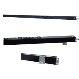 Multipresa VERTICALE, 32A, 20 C13 + 4 C19, compatibile APC