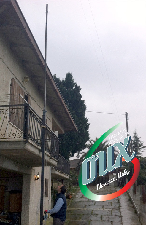 Mercando It Palo Telescopico 6 Metri 2 Sezioni Con Sfilo Assistito Da Verricello Occasioni Da Cogliere Online