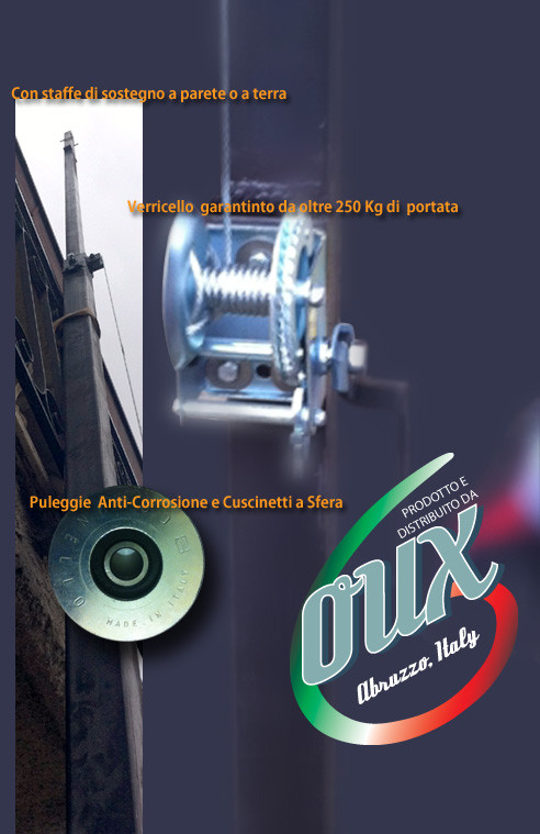 Mercando It Palo Telescopico 6 Metri 2 Sezioni Con Sfilo Assistito Da Verricello Occasioni Da Cogliere Online
