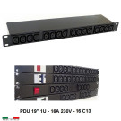 PDU Multipresa Serie VDE 19 - 16A 230V - 16 C13 DIR