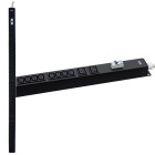 Multipresa VERTICALE, 16A, 24 C13 + 6 C19 con magnetotermico