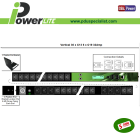 Multipresa intelligente verticale 32A - 36 C13, 6 C19